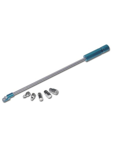 BIHR Angled Screwdriver for Carburetor 90° + 5 tips L445mm