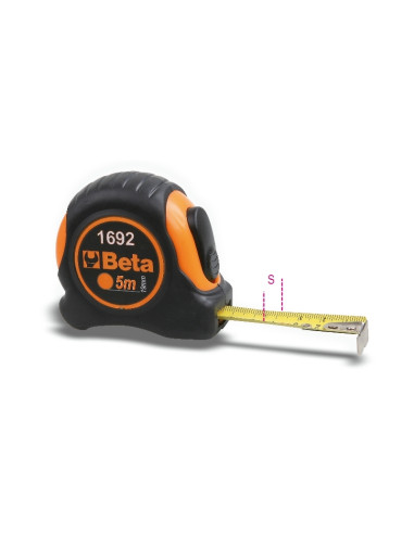 BETA 5m Measuring Tape ABS Casing Steel Tape Precision Class II