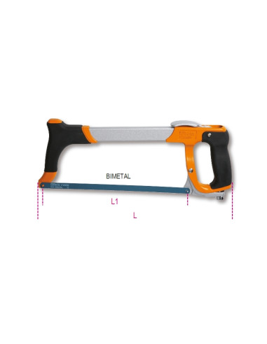 BETA Hacksaw Frame with quick release Blade attachment system