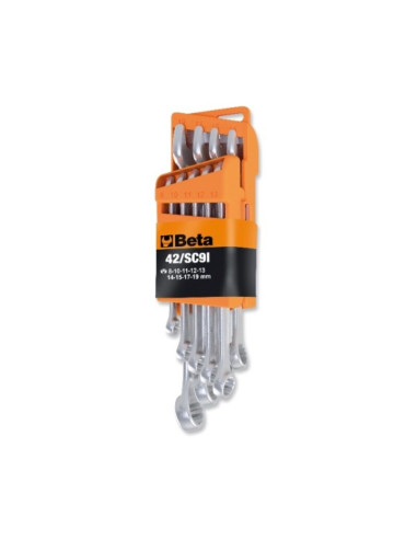 BETA Set of 9 Combination Wrenches with Compact Support