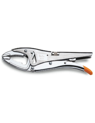 BETA Self-Locking Pliers with long jaws with adjustment screw