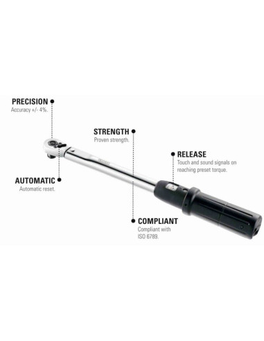 EXPERT Torque Wrench 1/2'' 20-100Nm