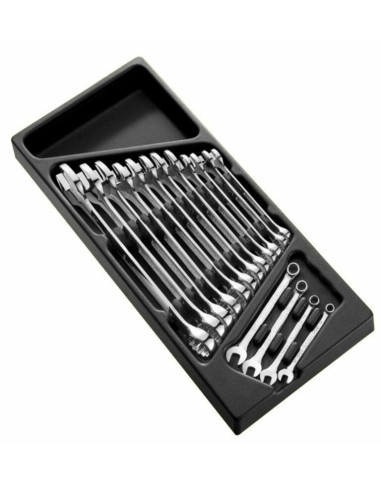 EXPERT 16 Combination Wrenches Tools Module - Plastic Tray