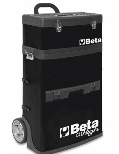 BETA Two Module Tool Trolley RAL9005 Black
