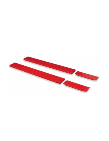 BIKE LIFT 220x30cm Red Long Side Extensions for MAX 516 / ABSOLUTE 756 Gate