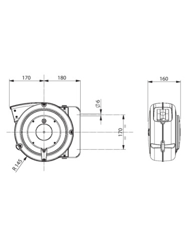 Retractable Cable Reel 15m