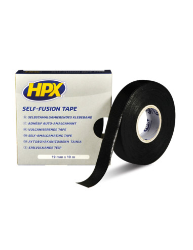 HPX Self Fusion Tape Black 19mm x 10m