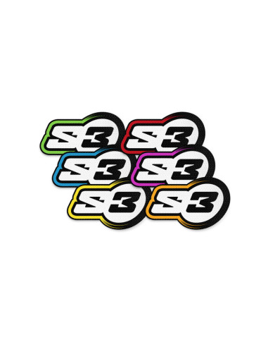 S3 Impact Enduro/Trial Stickers Kit 20 Pieces