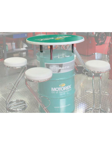 MOTOREX Barrel Top Table