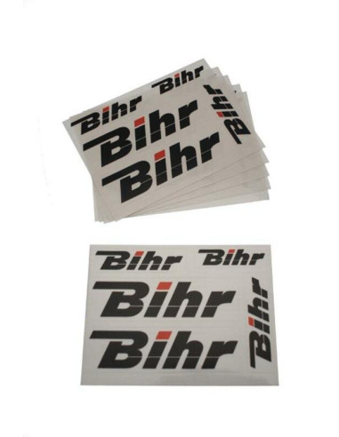 Autocollants BIHR noir