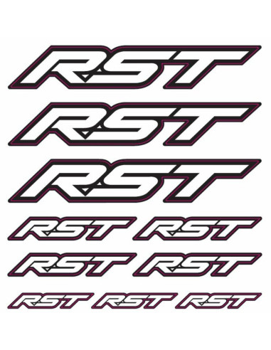 Planche de stickers RST