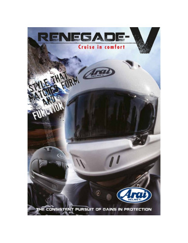 Flyer ARAI Renegade-V anglais