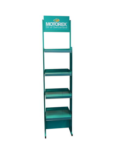 MOTOREX Metal Display - 4 Shelves 420x420mm