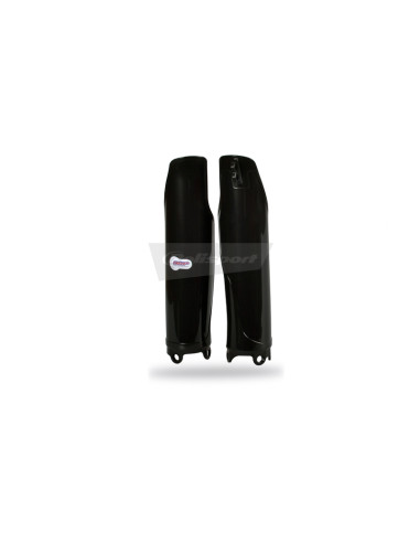 POLISPORT Fork Guards Black Honda CR/CRF