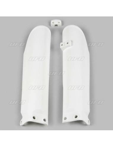 UFO Fork Guards White KTM SX85