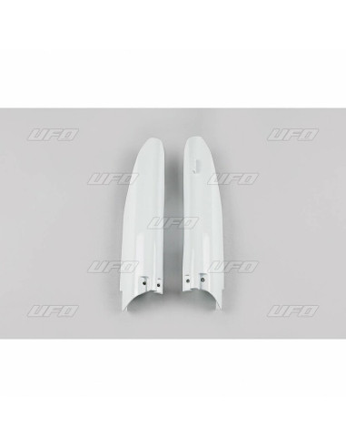 UFO Fork Guards White Suzuki