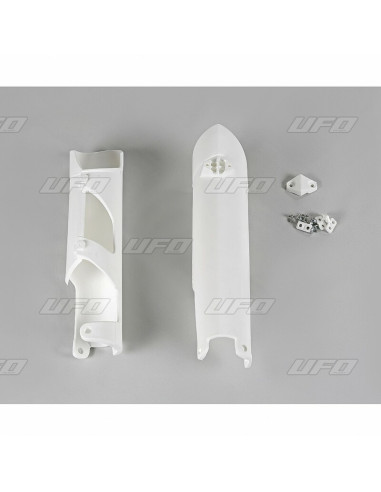 UFO Fork Guards White KTM