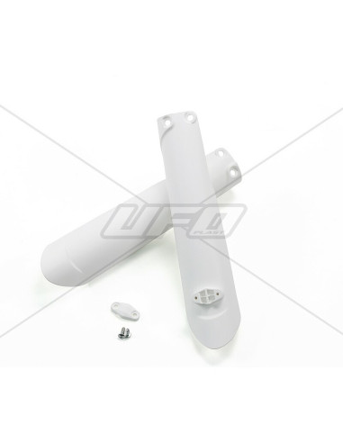 UFO Fork Guards White KTM