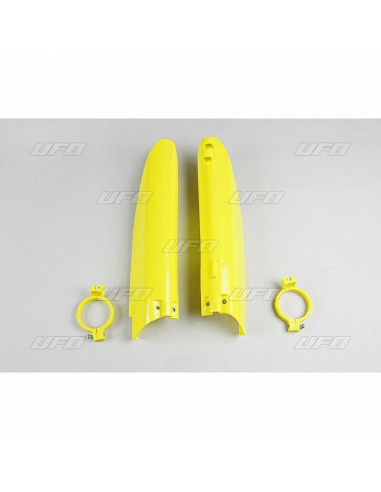 UFO Fork Guards Yellow Suzuki RM125/250