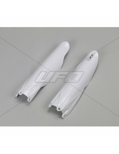 Protections de fourche UFO blanc Yamaha YZ250F/450F