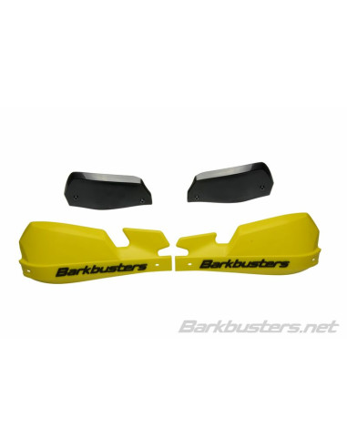 BARKBUSTERS VPS MX Handguard Plastic Set Only Yellow/Black Deflector