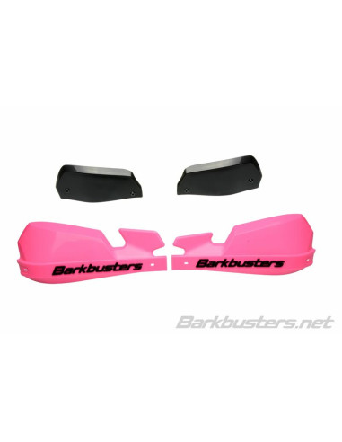 BARKBUSTERS VPS MX Handguard Plastic Set Only Pink/Black Deflector