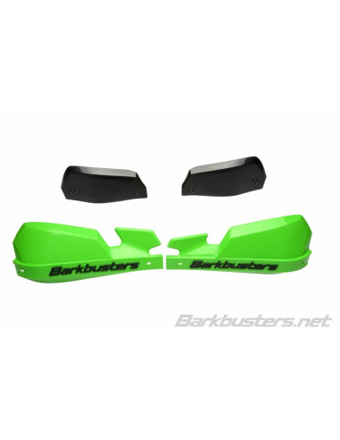 BARKBUSTERS VPS MX Handguard Plastic Set Only Green/Black Deflector