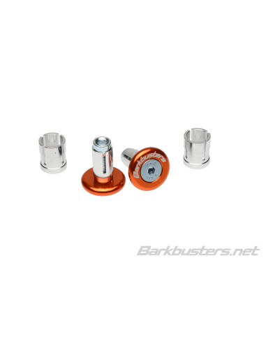 BARKBUSTERS Accessory Bar End Plug Anodized Orange