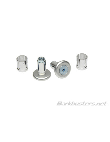 BARKBUSTERS Accessory Bar End Plug Anodized Silver