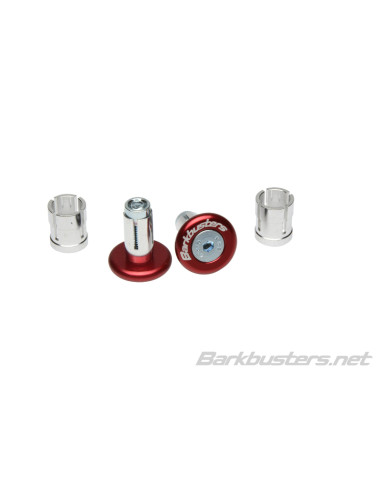 BARKBUSTERS Accessory Bar End Plug Anodized Red