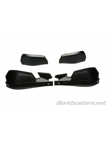 Coques de protège-mains BARKBUSTERS VPS MX Black on Black/déflecteur noir