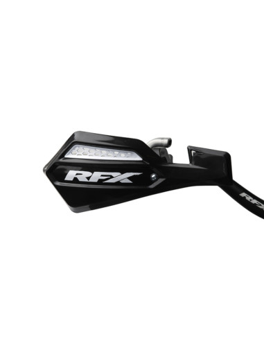 Protège-mains RFX série 1 (Noir/Blanc) avec kit de montage