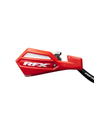 Protège-mains RFX série 1 (Rouge/Blanc) avec kit de montage