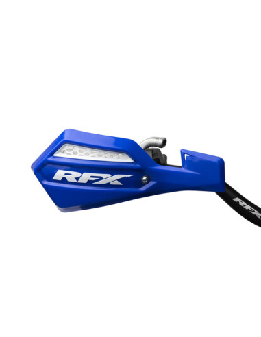 Protège-mains RFX série 1 (Bleu/Blanc) avec kit de montage
