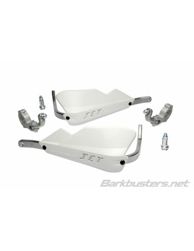 BARKBUSTERS Jet Handguard Set Two Point Mount Tapered White