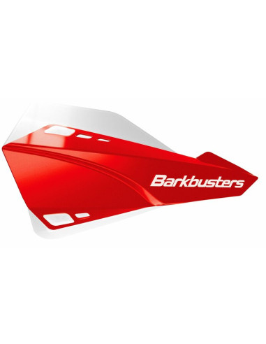 BARKBUSTERS Sabre Handguard Set Universal Mount Red/White