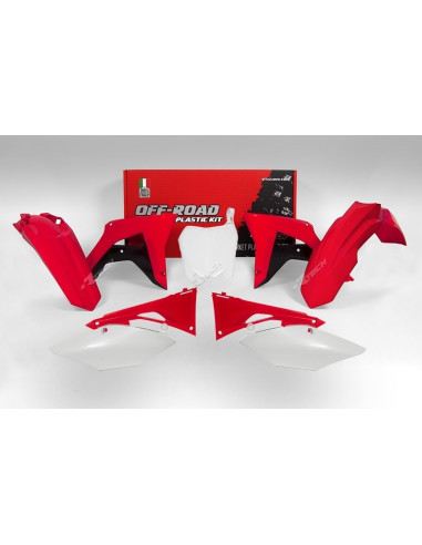 RACETECH Plastic Kit OEM Color (2017) Red/Black/White Honda CRF450R