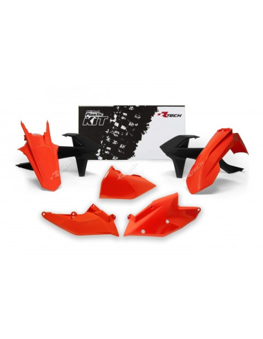 Kit plastique RACETECH couleur origine (2017) orange/noir KTM