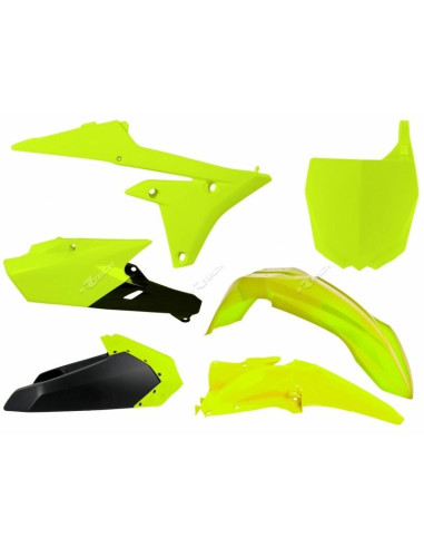 RACETECH Plastic Kit Neon Yellow/Black Yamaha YZ250F/450F