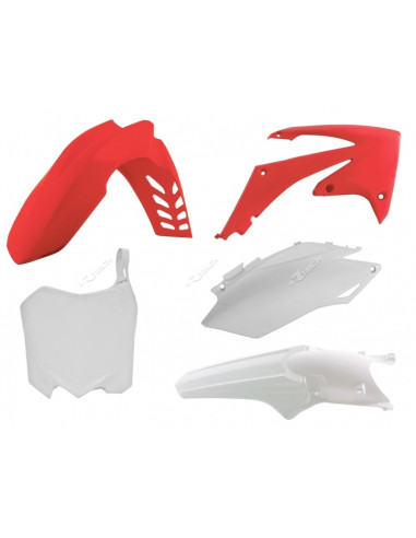 RACETECH Plastic Kit OEM Color Red/White Honda CRF250R/450R
