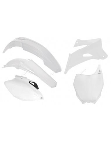 Kit plastique RACETECH blanc Yamaha YZ250F