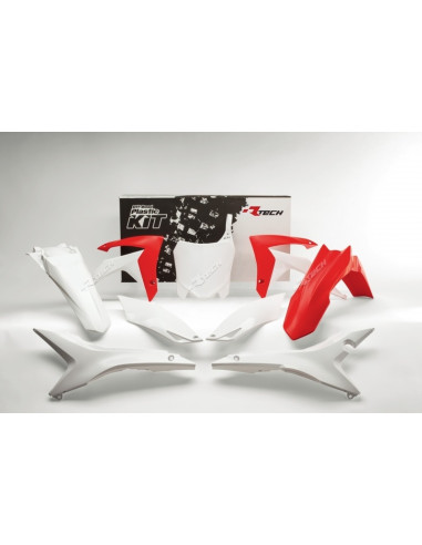 RACETECH Plastic Kit OEM Color Red/White Honda CRF250/450R