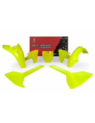 RACETECH Plastic Kit Neon Yellow Husqvarna TC85