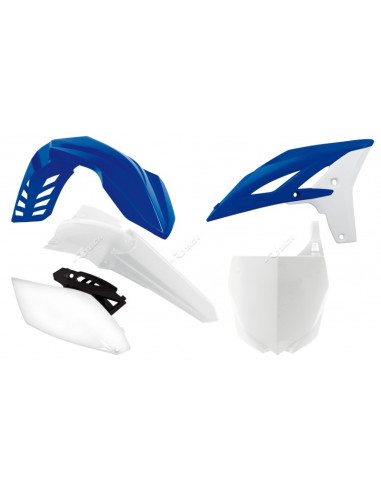 RACETECH Plastic Kit OEM Colour (2013) Blue/White Yamaha YZ250F