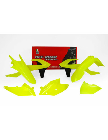 Kit plastique RACETECH jaune fluo KTM EXC/EXC-F