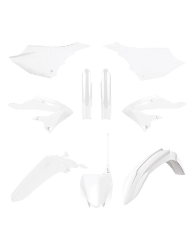 POLISPORT Plastic Kit - White Yamaha YZ125/250