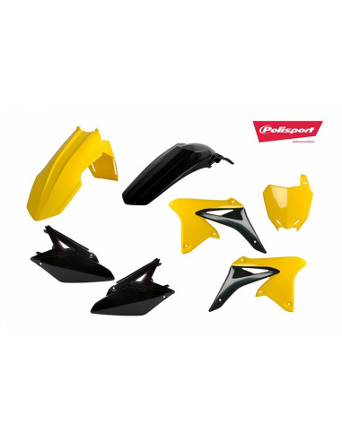 POLISPORT Plastics Kit Yellow/Black Suzuki RM-Z250