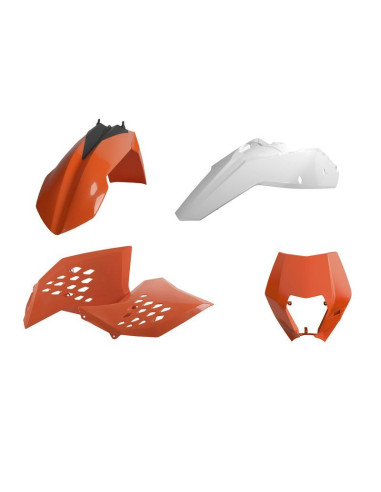 Kit plastiques POLISPORT - couleur origine (08-11) KTM