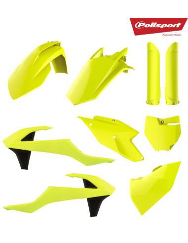 POLISPORT Plastic Kit Neon Yellow KTM SX/SX-F