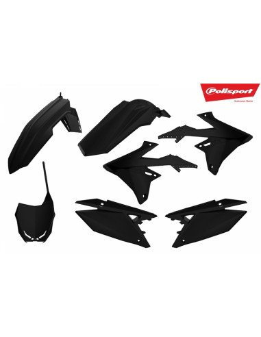 Kit plastique POLISPORT noir Suzuki RM-Z450